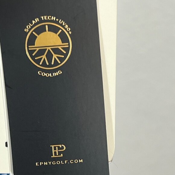 Golf Sun Shirt Blue Long Sleeve Zip Medium - Picture 5 of 11